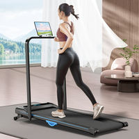 900x390mm Großer Laufbereich Faltbares Laufband 0,6 PS DC-Motor 1-8km/h 109x50x12cm 17kg 712 Stück 40HQ Gehpad