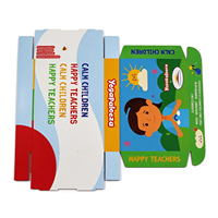 Boîte d'expédition pliable en carton ondulé avec impression couleur personnalisée, boîte cadeau pour enfants, boîte d'emballage pour jouets d'enfants