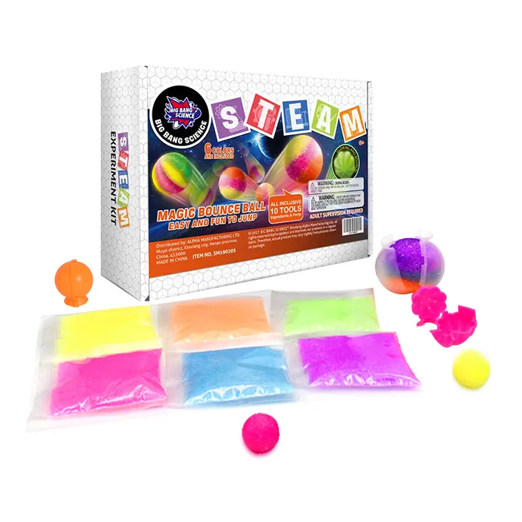BIG BANG SCIENCE NEW STEM Craft Toys Science Experiments for Kids 8-12 Years Old Make Your Own DIY Bouncy Ball Craft Kit for Kid