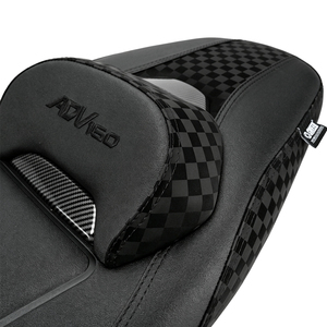 Coprisedile per Honda ADV160 in pelle PU impermeabile con stampa a trasferimento d'acqua, schienale morbido, comfort migliorato, all'ingrosso - Product Image 5