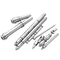 Pièces métalliques personnalisées de haute précision usinées par CNC en acier inoxydable pour la chasse et le camping en plein air, couleurs personnalisées, ISO9001