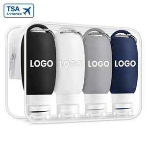 90ml Silicone Travel Bottle with Hanging Loop TSA Approved Leak Proof Refillable Shampoo Lotion Container Custom Logo - Product Image 1