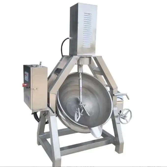 200L Full-automatic electric heating stir frying pan