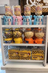 Soporte de cesta de Metal negro para supermercado, sal, condimento, tarro de especias, comida, bebida, bebida, estante de exhibición de aperitivos - Product Image 5