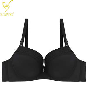Binnys-ropa interior de copa B para mujer, sujetadores transpirables sólidos de nailon, con aros, cómoda, venta al por mayor - Product Image 4