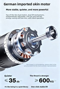 Người duy nhất điện có thể điều chỉnh độ bền cao ngả sắt khung giường thông minh cơ giới điều khiển từ xa thiết kế hiện đại căn hộ khách sạn - Product Image 6