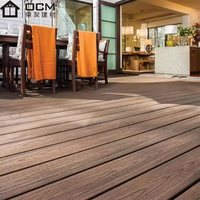 Feuille de fibre de ciment DecK Panneau mural extérieur en bois WPC Conseils Clôture Facile à installer Panneaux de clôture de confidentialité