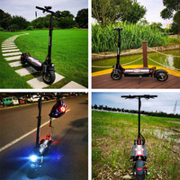 Mode 1000w gros pneu de scooter électrique 10 pouces double moteur 52v 2000w 2600w scooter électrique 2 roues électrique scooter vélo vente