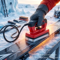 Erping HX-039 Herramientas Profesionales para el Mantenimiento de Tablas de Snowboard y Esquís, con Control Preciso de Temperatura, para Exteriores, Encerado Eléctrico