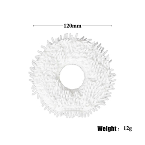 Convient pour <span class=keywords><strong>Ecovacs</strong></span> N9 + N9 Robot aspirateur pièces de rechange vadrouille à vapeur tampon à linge chiffon accessoires de fixation de remplacement - Product Image 3
