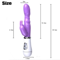 Vente chaude Double Tête Vibromasseur Massage Vaginal Gode Sex Toys Femmes G-Spot Vibrant Clitoris Stimulateur Femelle Masturbateur