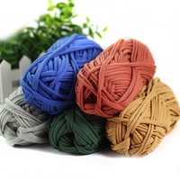 Heny T Shirt Yarn Crochet Handbag Fancy Yarn Super Soft Feeling All Cheap Recycled 100% Polyester Hand Knitting