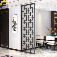 CL271 Pvd or miroir poli en acier inoxydable séparateur de pièce pour la décoration d'hôtel écrans de confidentialité panneau mural