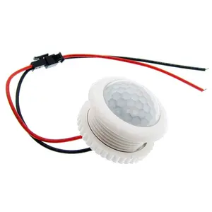 led ceiling light switch 220v Suppliers-PIR IR Light Sensor Infrared Human Induction Lamp Switch 220V 50HZ Light Control Ceiling Light Motion Sensor On Off 3-6m Sensing