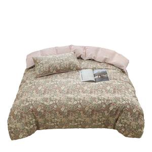 Nouveau petit ensemble de quatre pièces en coton à fleurs Style nordique écologique toutes saisons 200TC housse de <span class=keywords><strong>couette</strong></span> drap de <span class=keywords><strong>lit</strong></span> - Product Image 5
