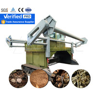 Rijstrook Dadelpalmen Roterende Composter Onbemande Gronddraaier Gistingstank Compost Mulchmachine Draaier