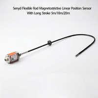 Sensor Posisi Linear Magnetostriktif Temposonics MTS dengan Resolusi 0.1mm, Output 24VDC SSI/Analog