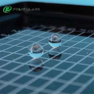 Lentille sphérique en verre optique de silice fondue FELIX, demi-sphère 6mm 10mm 40/20, surface polie, haute précision, tolérance 0,01mm, OEM - Product Image 3