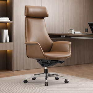 Nuovo Modello <span class=keywords><strong>di</strong></span> <span class=keywords><strong>Sedia</strong></span> da <span class=keywords><strong>Ufficio</strong></span> Ergonomica in Vera Pelle con Schienale Alto per Casa e <span class=keywords><strong>Ufficio</strong></span> - Product Image 1