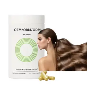 OEM private label женская добавка для роста волос 120 Капсулы