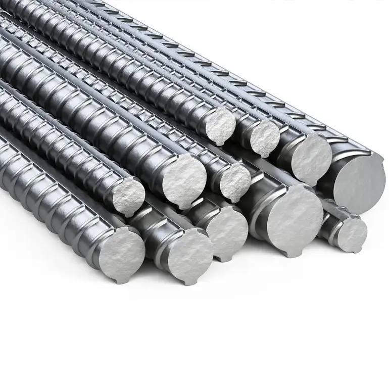 Çelik inşaat demiri demetleri 6mm 8mm 10mm 12mm sıcak haddelenmiş deforme çelik çubuk inşaat demiri demir çubuk beton demir bükme makinesi çelik