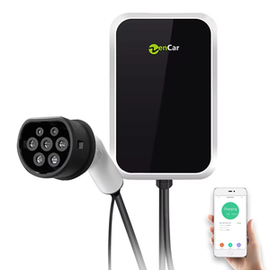 Station de <span class=keywords><strong>recharge</strong></span> pour véhicules électriques Zencar 11 kW, borne murale intelligente type 2 GBT, chargeur de <span class=keywords><strong>voiture</strong></span> électrique pour la maison avec application OCPP DLM - Product Image 2
