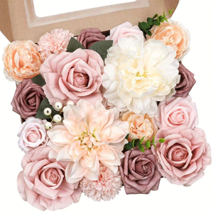 Rosas Artificiales Decorativas en Caja, Modelo Nicro DF-082211, para Bodas, Graduaciones, San Valentín y Acción de Gracias, Venta al Por Mayor - Product Image 6