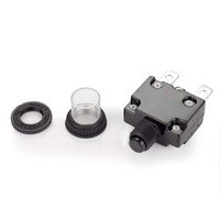 Interruptor de Circuito Miniatura de Botón Pulsador de la Serie 88 L2 25A, Interruptor Térmico de Reinicio Manual Automático, Protector de Sobrecarga para Moto