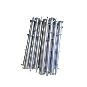 Supports de fondation solaires personnalisés, ancrage à vis de terre, acier galvanisé à chaud, ancrage solaire, poteau de terre, vis spirale, 60 m/s - Product Image 3