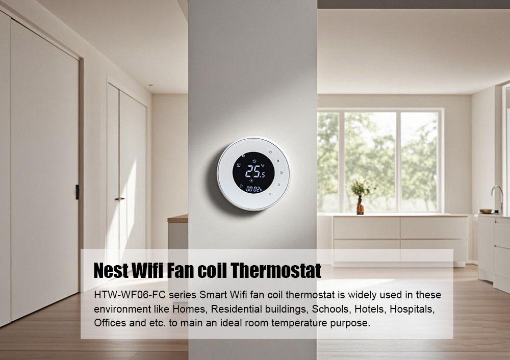 Thermostat Nid Acheter Round Smart Thermostat with Google Home