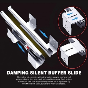 TIANYI <b>Wardrobe</b> Pull Out Jewelry <b>Box</b> Aluminum Alloy Silent Soft Close Organiser Drawer - Product Image 3