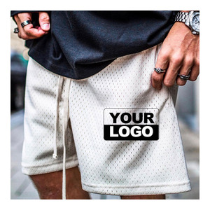 Shorts de sport respirants en polyester 100% pour hommes, décontractés, unis, teints, graphiques, d'été, personnalisés, pour la course à pied, la salle de sport - Product Image 2