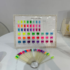 Prix d'usine Ensemble de vernis à ongles en gel 24 couleurs 12ml en résine végétalienne Ensemble de vernis en gel imbibé de haute qualité 24 couleurs par le fournisseur de gel pour ongles - Product Image 1