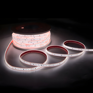 Bande <span class=keywords><strong>LED</strong></span> 110V 220V sans alimentation externe CE, RoHS, rouleau extra-long de 50m 100m, <span class=keywords><strong>ruban</strong></span> fini pour projets hôteliers de luxe en <span class=keywords><strong>extérieur</strong></span> - Product Image 1