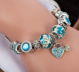 Bracelet de perles européen pour femmes, bijoux à breloques de <span class=keywords><strong>plage</strong></span>, mode - Product Image 2