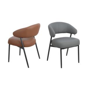 <span class=keywords><strong>Chaise</strong></span> de salle à manger industrielle rétro en <span class=keywords><strong>fer</strong></span> <span class=keywords><strong>forgé</strong></span> avec coussin en cuir épais, idéale pour bar, restaurant, loft ou maison. - Product Image 4