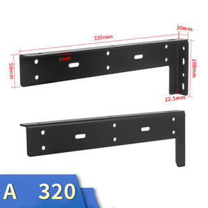 Vente en gros Support de suspension Code Supports de meuble TV Support de <span class=keywords><strong>bureau</strong></span> Support de type L Étagère d'angle en métal - Product Image 2