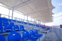 Rentabilité élevée Bonne qualité Échafaudage galvanisé à chaud Portable Sports Métal Tribune Sièges Grenouille FS-DMB-01PF
