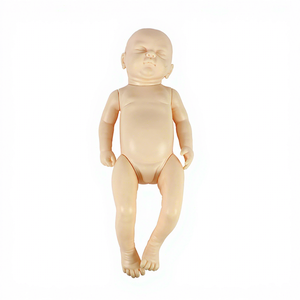 Mannequin d'entraînement en soins néonatals grandeur nature en PVC, modèle de soins pour nouveau-nés pour l'éducation médicale, conforme à la réglementation REACH, OEM accepté - Product Image 1