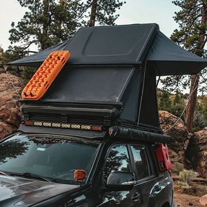 Tente de toit de voiture pour 1 ou 2 personnes, imperméable, avec sac à chaussures, grande tente de toit en aluminium pour le camping - Product Image 1