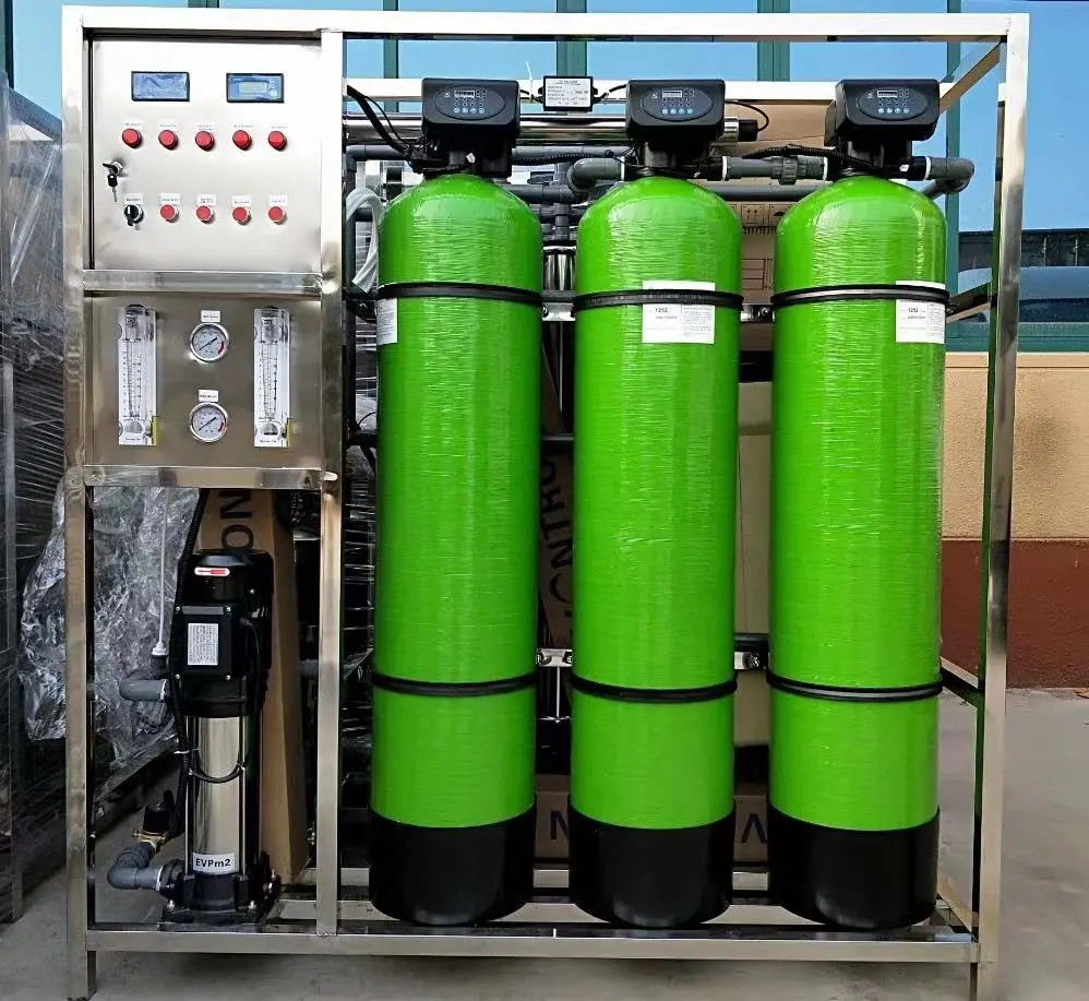osmosis-filtersystem päckchen maschine ro wassermaschine automatisches spülen bohrloch wasser umkehrosmosesystem für haus 230 l/h