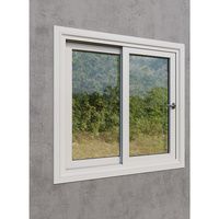 Fenêtre coulissante moderne en vinyle blanc multi-vitres à grande vue panoramique pour villa côtière et maison résidentielle