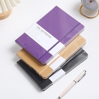 Carnet de notes professionnel A5 à couverture rigide, papier ligné épais, avec bande élastique, pour le bureau, l'école, les cadeaux d'entreprise personnalisés