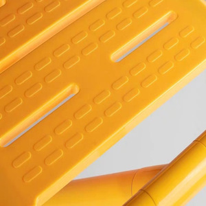 Tabouret de douche mural pliable Tengwei, capacité de charge de 300 kg, antidérapant, en plastique et acier inoxydable, équipement de sécurité pour personnes âgées dans la salle de bain - Product Image 3