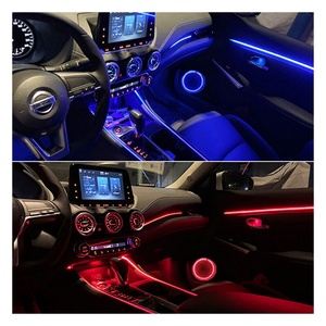 18 in 1 Door Lamp Footlight Led Light Car Symphony Led Decorative Ambient Light <b>Accessories</b> Interior Led Car <b>Lighting</b> - Product Image 2