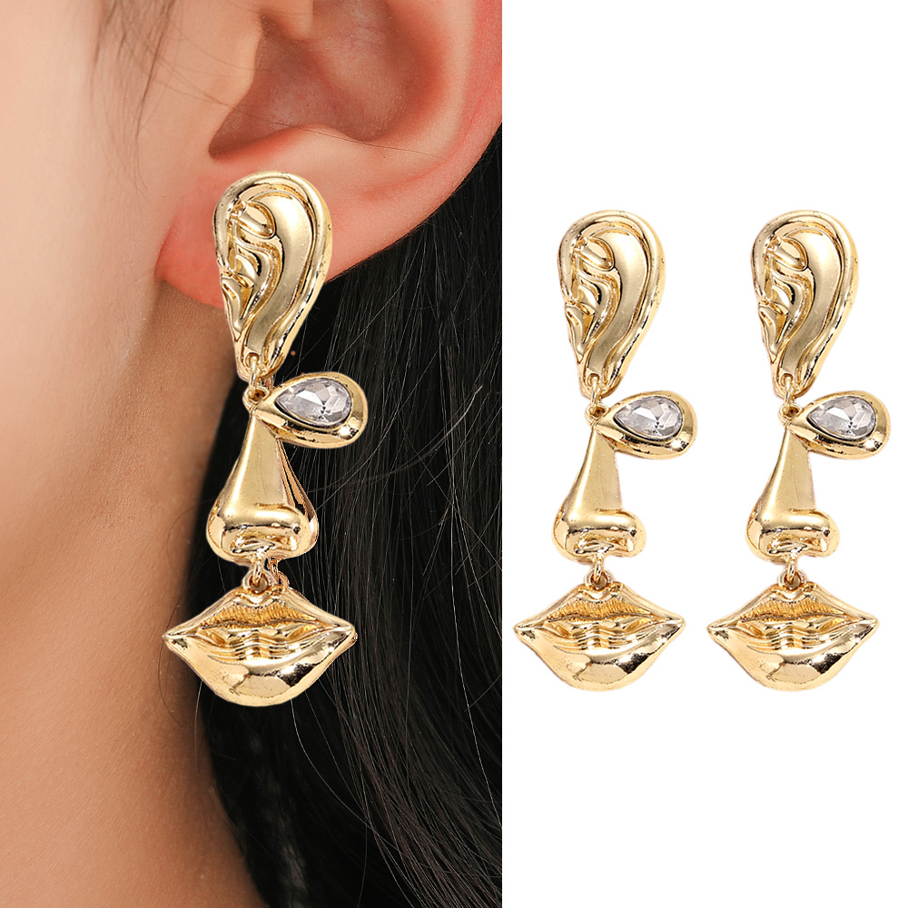 Orecchini Lunghi Con Nappe E Farfalla, Placcati Oro 14K Con Zirconi E Occhio Di Gatto, Regalo Donna - 3