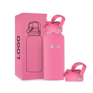 Modern Design Wide Mouth Double Wall Leakproof Outdoor Tour Stainless Steel Sport Water Bottle