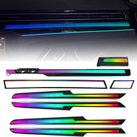 Kit d'éclairage ambiant dynamique OEM pour Volkswagen Passat B8 2015-2024, éclairage LED intérieur RGB, contrôle par écran, application, OBD
