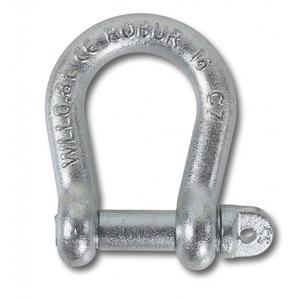 BETA - 080280114 ROBUR - Lifting BOW <b>shackles</b>, hot forged carbon steel, galvanized (multi-pack) ELEMENTS FOR FIXING - Product Image 1
