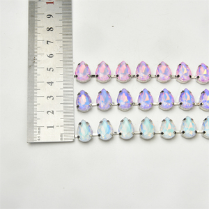 Horizon 10x14mm en forme de goutte de couleur moka à coudre avec quatre griffes ornées d'un ornement élégant et élégant pour la décoration intérieure ou le cadeau - Product Image 5